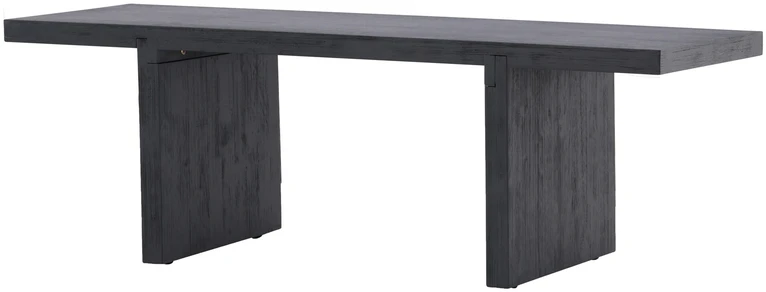 Venture Design Valgomasis stalas, Kopenhaga, ⌀140 cm, Juodas, Kėdė, Limhamn, 54x76 cm, Pilka