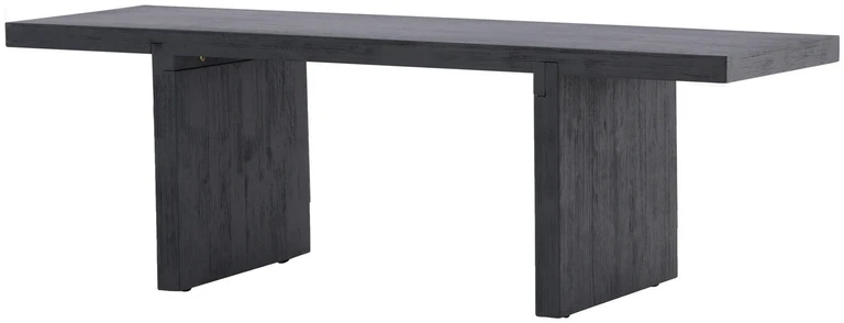 Venture Design Valgomasis stalas, Kopenhaga, ⌀140 cm, Juodas, Kėdė, Limhamn, 54x76 cm, Pilka