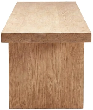 Venture Design Sofa staliukas Yakunik 120x38 cm, gummedis, natūralus MDF