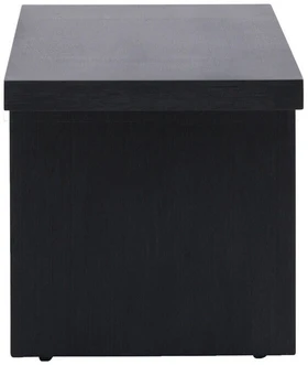Venture Design Valgomasis stalas, Kopenhaga, ⌀140 cm, Juodas, Kėdė, Limhamn, 54x76 cm, Pilka