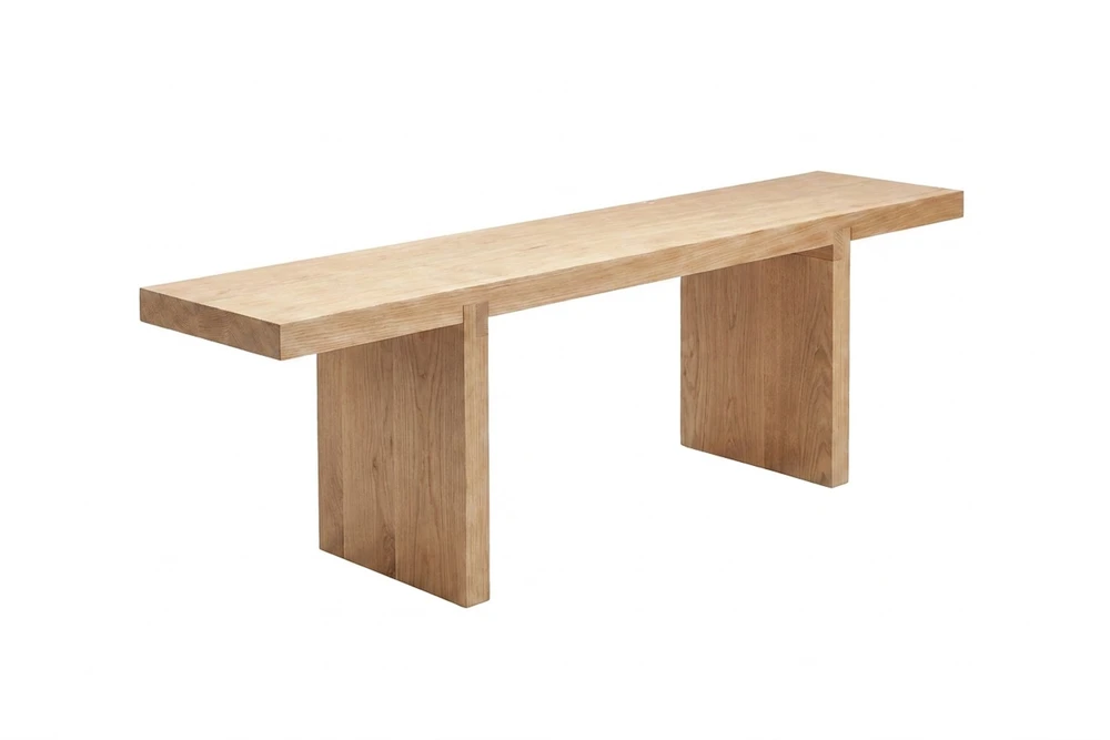 Venture Design Sofa staliukas Yakunik 120x38 cm, gummedis, natūralus MDF