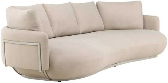 Sofa, Stellar, 113x275x58 cm, kreminė