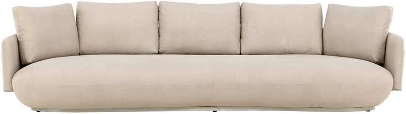 Sofa, Stellar, 113x275x58 cm, kreminė