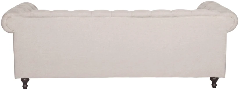 Venture Design Sofa Velvet, 3 vietų, bėžinė/juoda, poliesterinis aksomas