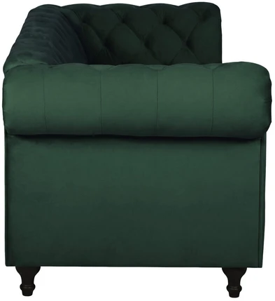 Venture Design Sofa Velvet, 3 vietų, samanų žalio aksomo audinys