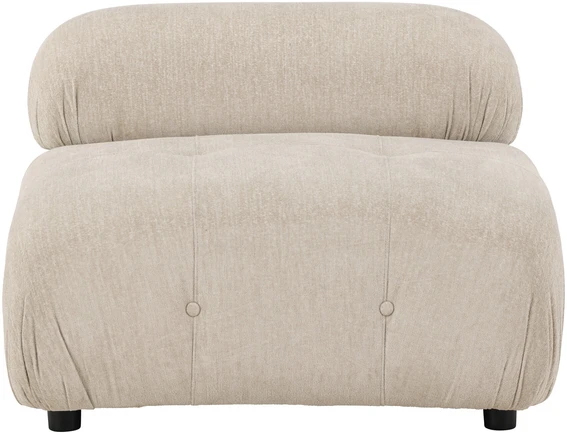Venture Design Sofa vidurinis modulis 95x64x45 cm smėlio spalvos