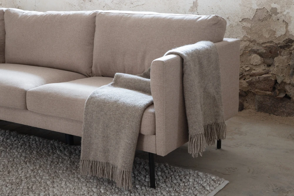 Venture Design Sofa, Zoom 3-vietės, 262x54 cm, Ruda