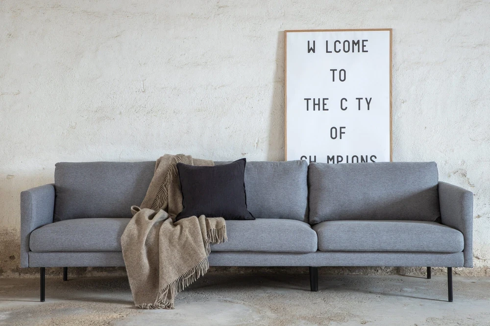 Venture Design Sofa, Zoom 3-vietės, 262x54x80 cm, Pilka