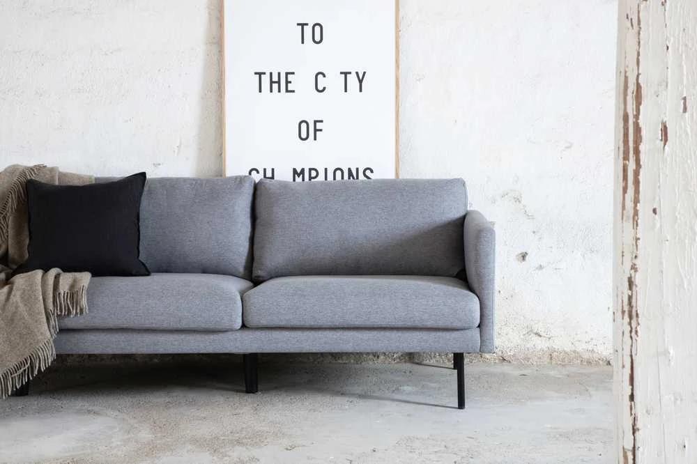 Venture Design Sofa, Zoom 3-vietės, 262x54x80 cm, Pilka