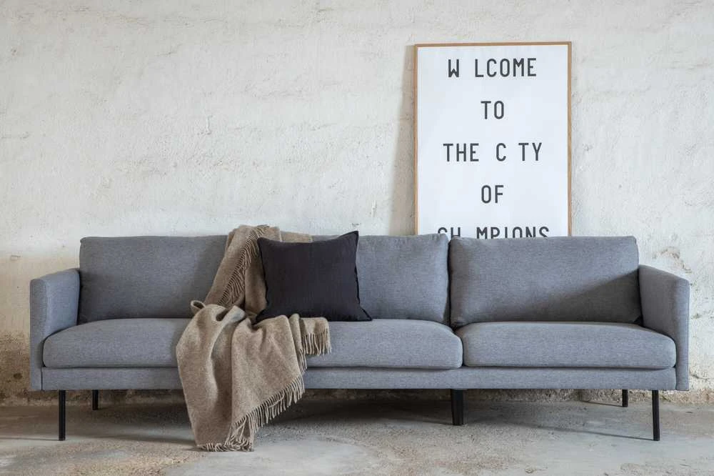 Venture Design Sofa, Zoom 3-vietės, 262x54x80 cm, Pilka