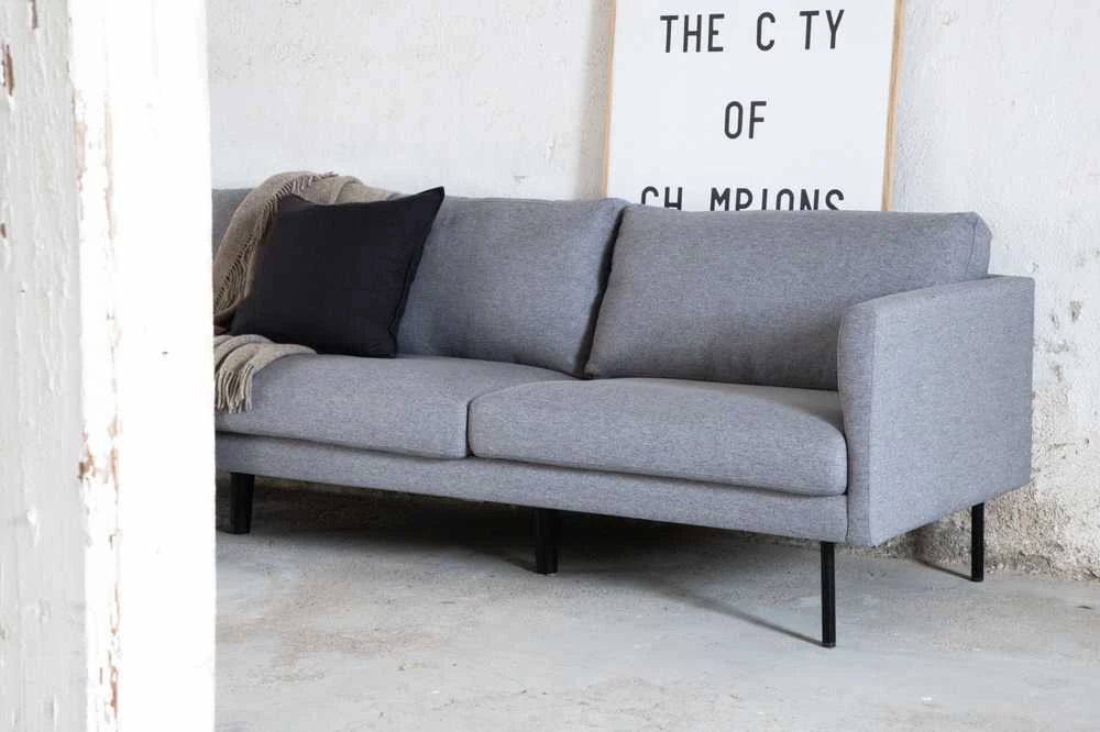Venture Design Sofa, Zoom 3-vietės, 262x54x80 cm, Pilka