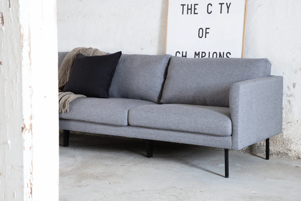 Venture Design Sofa, Zoom 3-vietės, 262x54x80 cm, Pilka