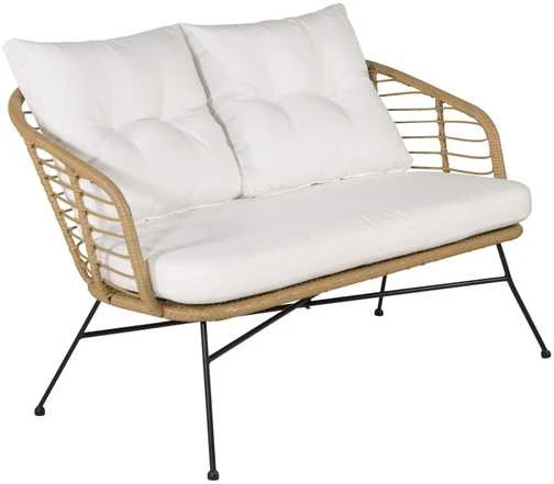 Venture Design Sofos grupė, Viga Soffgrupp, Stalas: 40x69x50 cm Kėdė: 82x76x70 cm Sofa: 81,5x76,5x127 cm, Natūrali