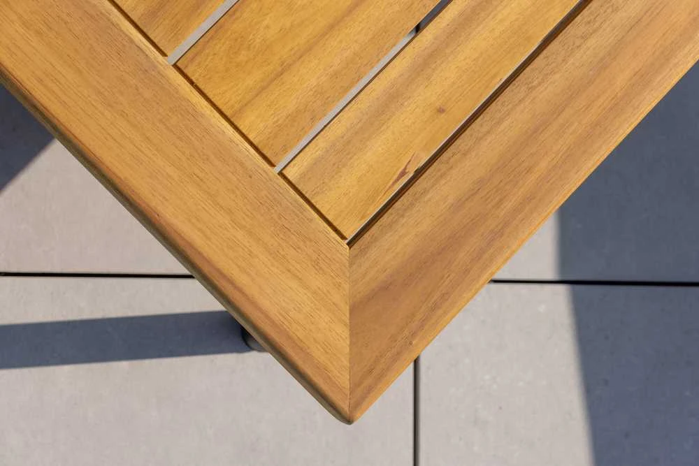 Venture Design Sodo baldų komplektas, Andora, stalas, kėdė ir sofa, juoda