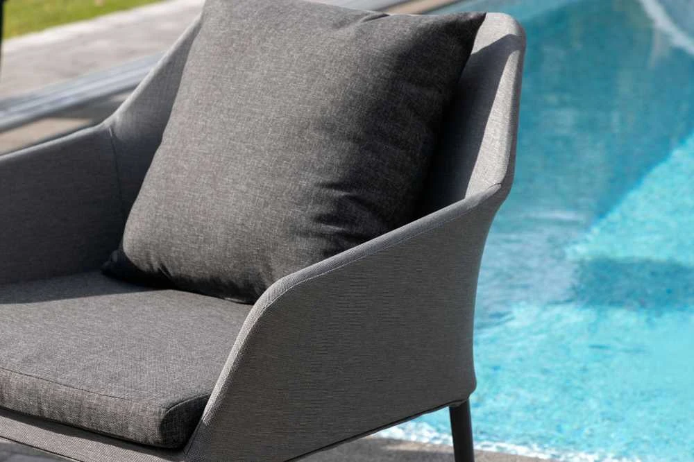 Venture Design Sodo baldų komplektas, Spoga, 75x79x72 cm, Juoda