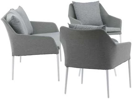 Venture Design Sodo baldų komplektas, Spoga, 75x79x72 cm, Pilka