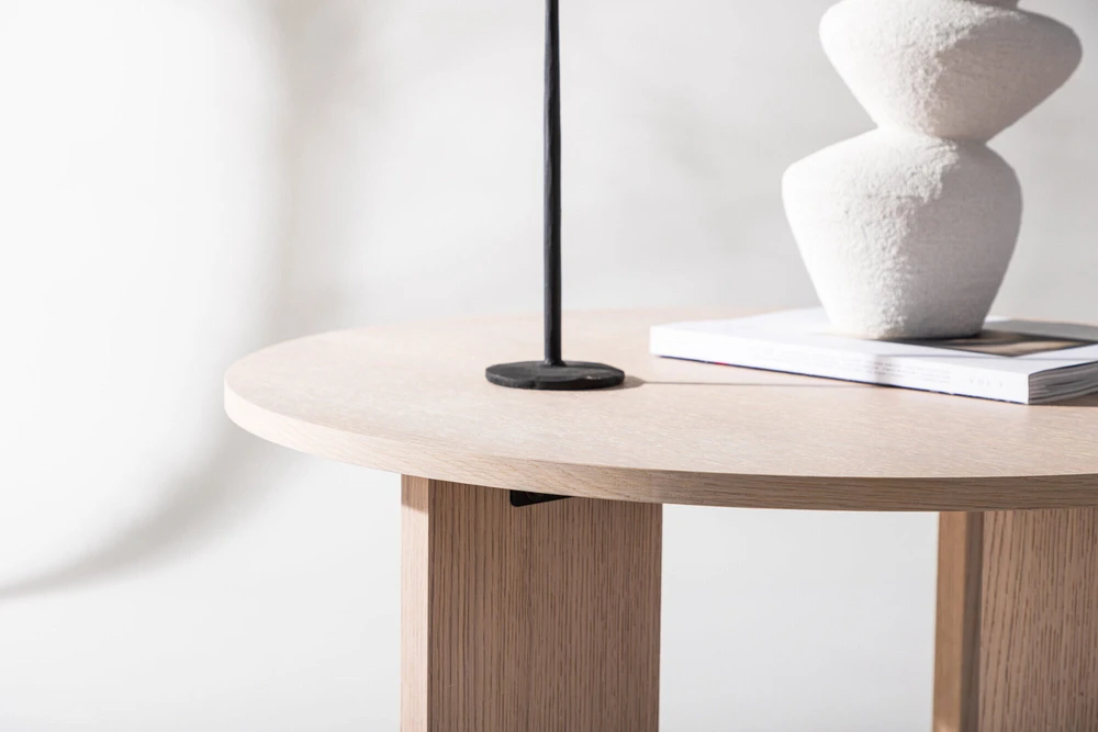 Venture Design Sofos stalas, Askerön, ø80 cm, balintas