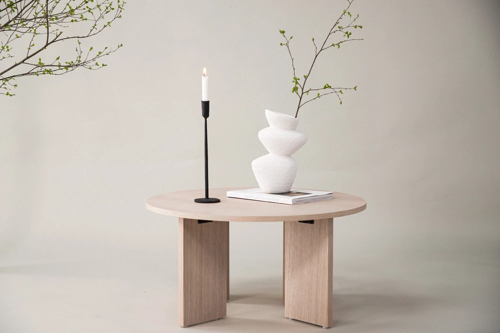 Venture Design Sofos stalas, Askerön, ø80 cm, balintas
