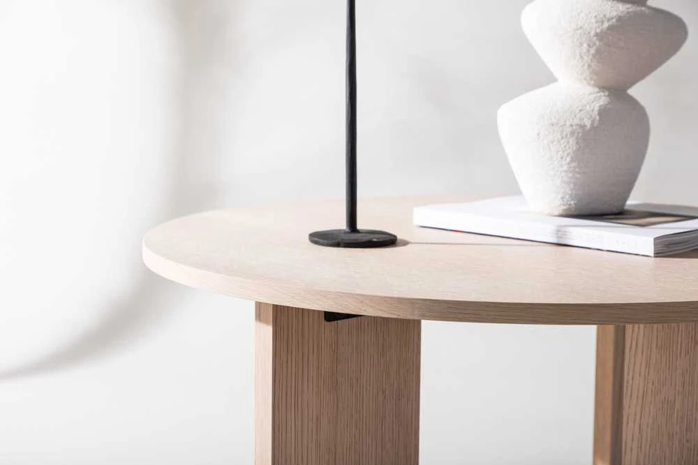 Venture Design Sofos stalas, Askerön, ø80 cm, balintas