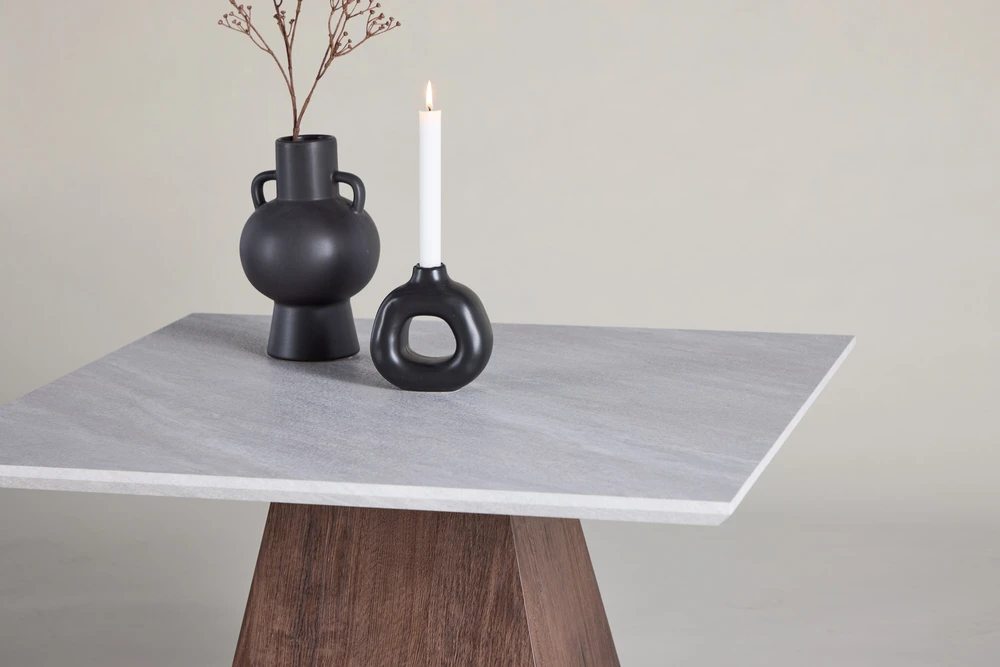 Venture Design Sofos stalas, Cael, 80x80x45 cm, šviesiai pilka
