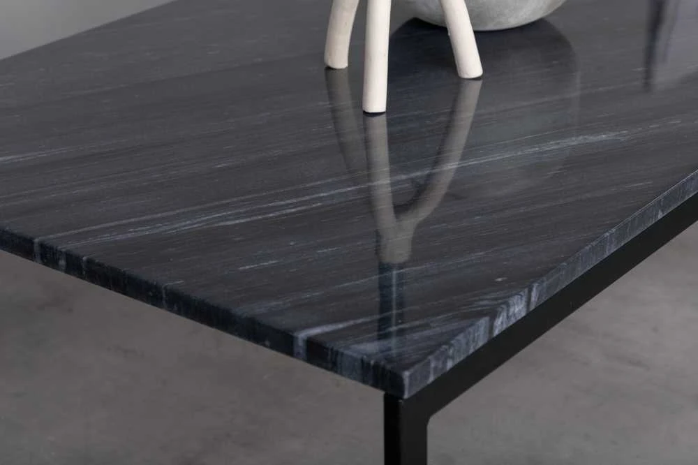 Venture Design Sofos stalas, Estelle, 120x60x36 cm, Pilka