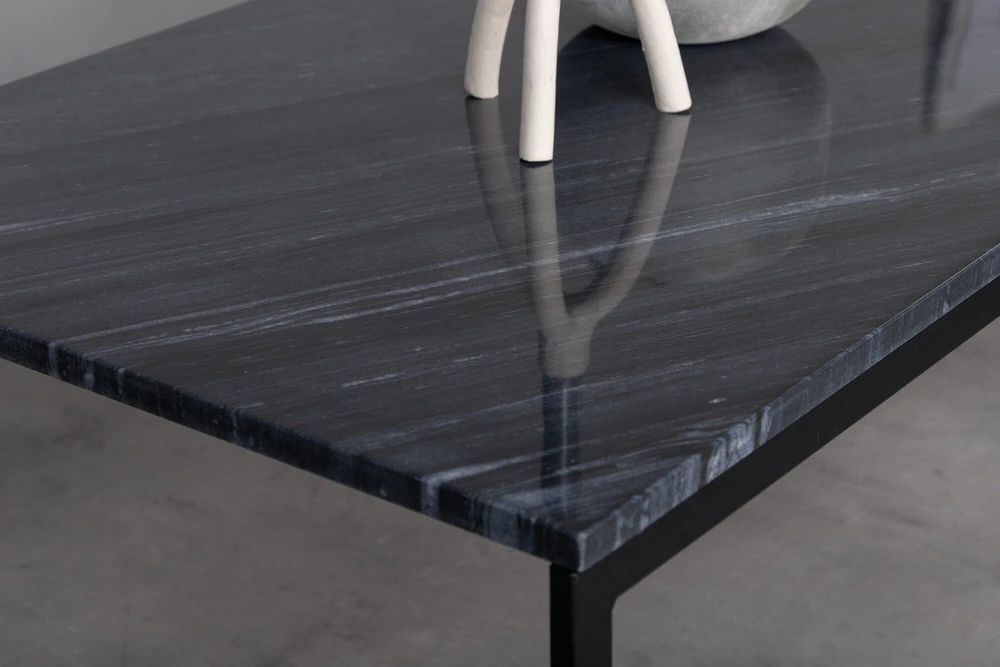 Venture Design Sofos stalas, Estelle, 120x60x36 cm, Pilka