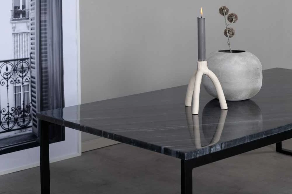 Venture Design Sofos stalas, Estelle, 120x60x36 cm, Pilka