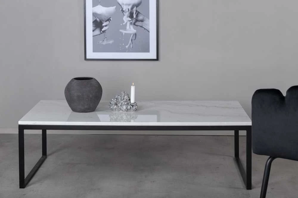 Venture Design Sofos stalas, Estelle, 120x60x36 cm, Balta