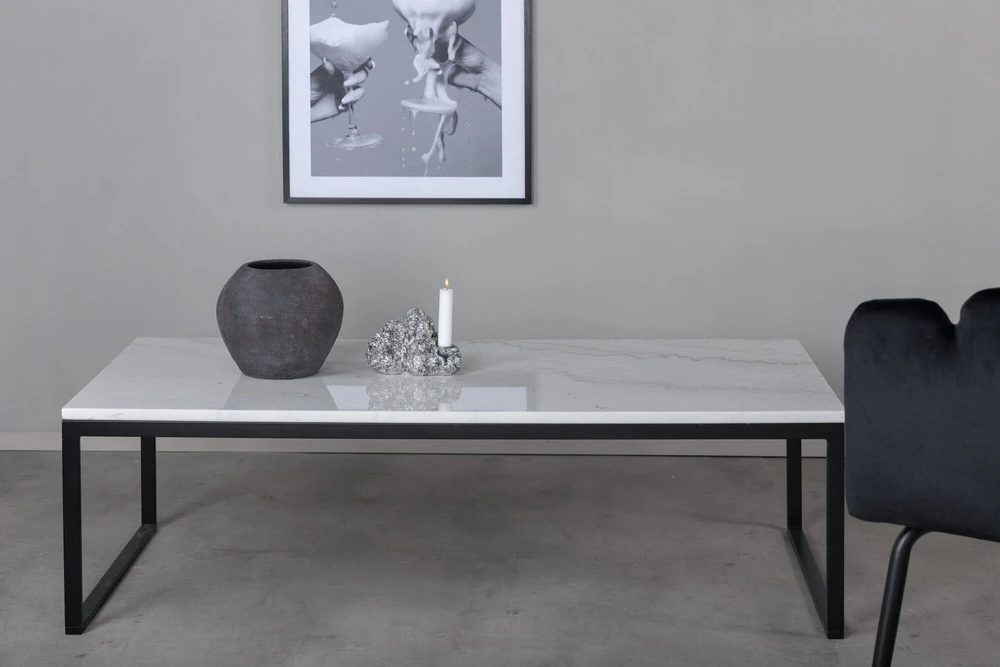 Venture Design Sofos stalas, Estelle, 120x60x36 cm, Balta