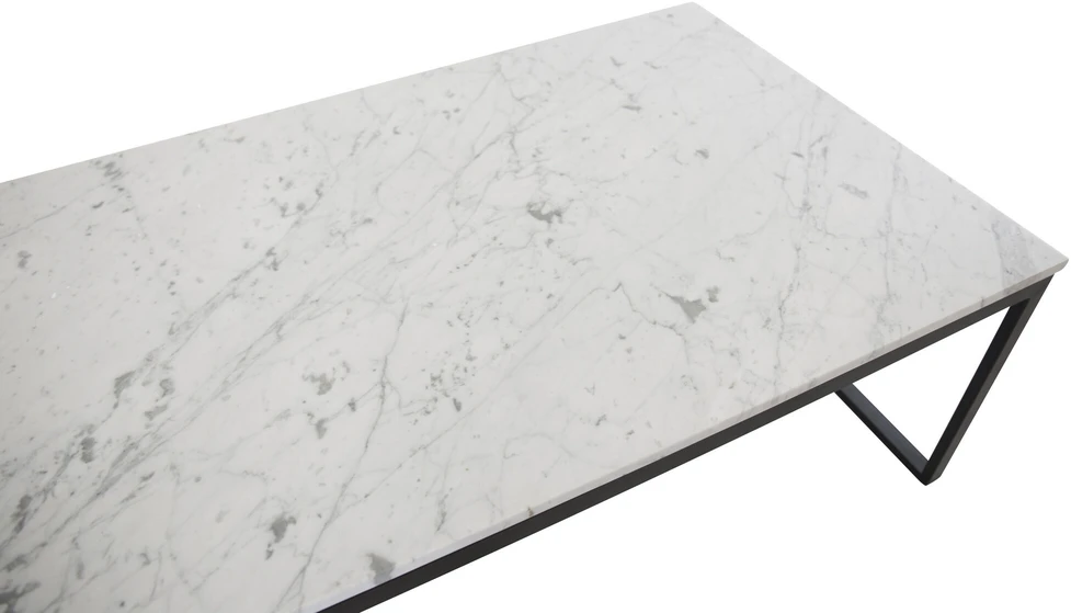 Venture Design Sofos stalas, Estelle, 120x60x36 cm, Balta