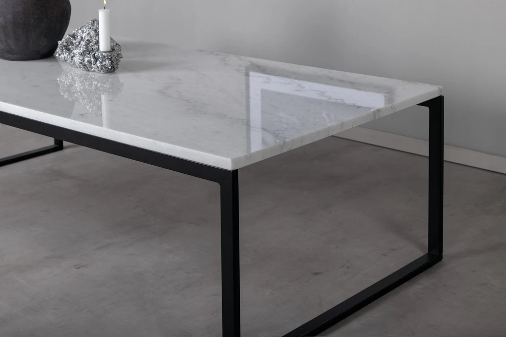 Venture Design Sofos stalas, Estelle, 120x60x36 cm, Balta