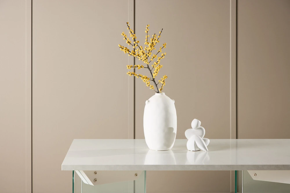 Venture Design Sofos stalas, Ester, 120x80 cm, Balta