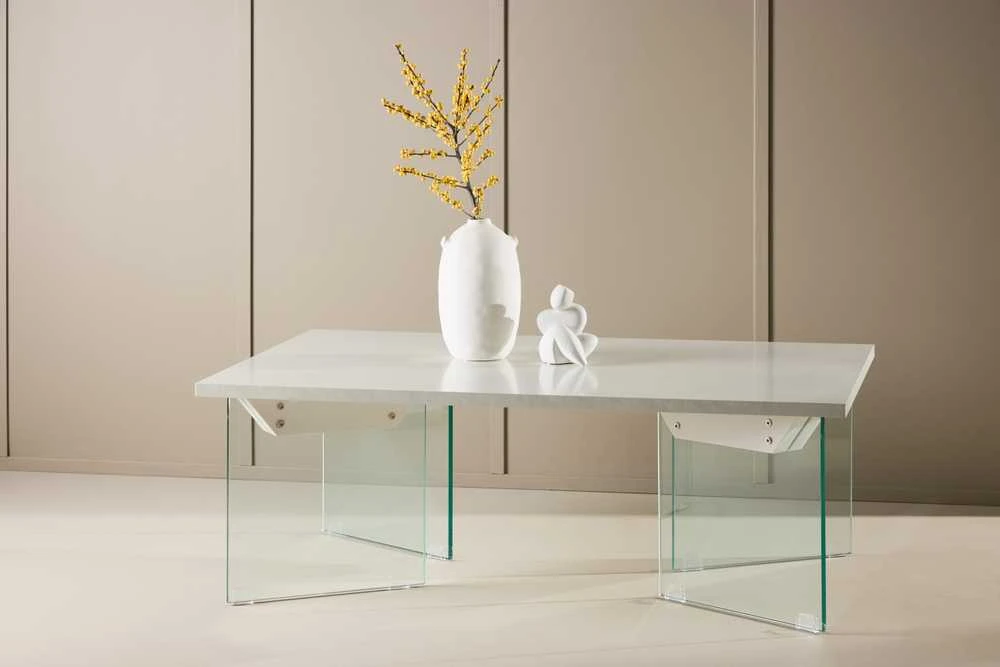Venture Design Sofos stalas, Ester, 120x80 cm, Balta