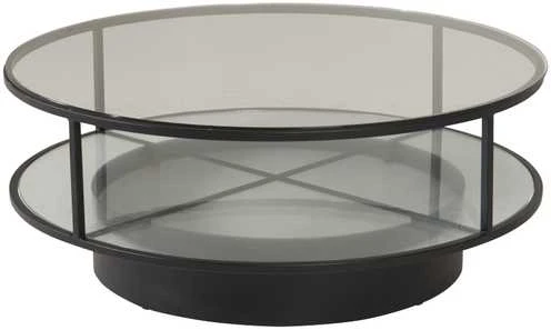 Venture Design Sofos stalas, Falsterbo apvalus, ø100 cm, juodas