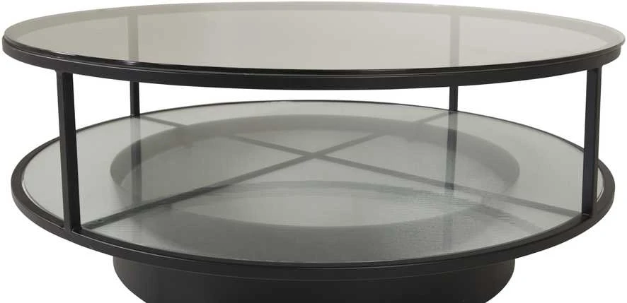 Venture Design Sofos stalas, Falsterbo apvalus, ø100 cm, juodas