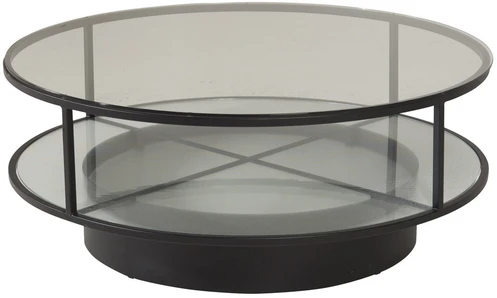 Venture Design Sofos stalas, Falsterbo apvalus, ø100 cm, juodas