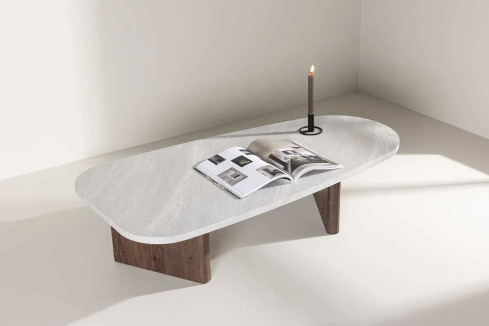 Venture Design Sofos stalas, Grönvik, 130x65 cm, Mokosinis