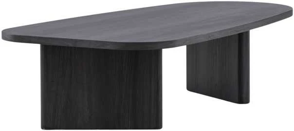 Venture Design Sofos stalas, Grönvik, 130x65 cm, Juodas