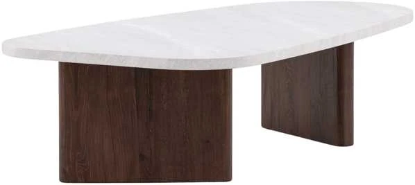 Venture Design Sofos stalas, Grönvik, 130x65 cm, Mokosinis