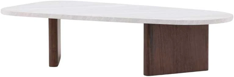 Venture Design Sofos stalas, Grönvik, 130x65 cm, Mokosinis