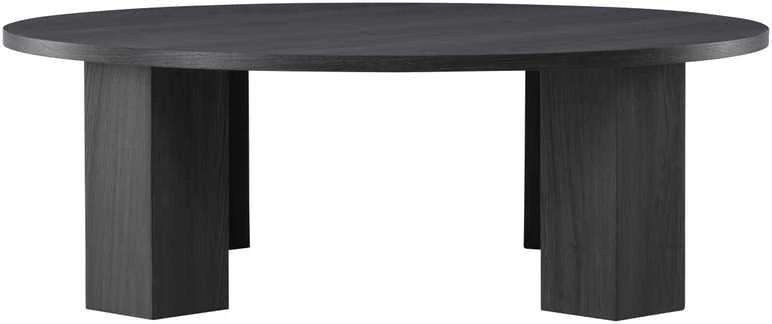 Venture Design Sofos stalas, Juno, 120 cm, Juodas