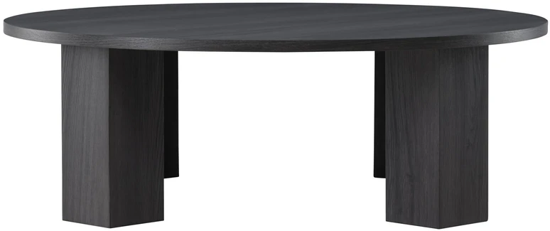 Venture Design Sofos stalas, Juno, 120 cm, Juodas