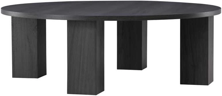 Venture Design Sofos stalas, Juno, 120 cm, Juodas