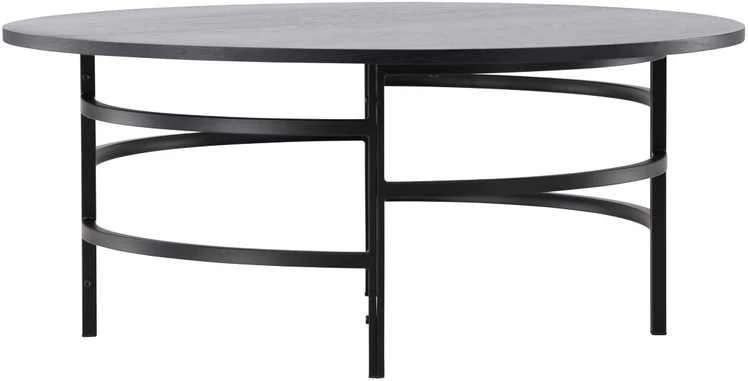 Venture Design Sofos stalas, Kopenhaga, ⌀100x42.5 cm, Juodas