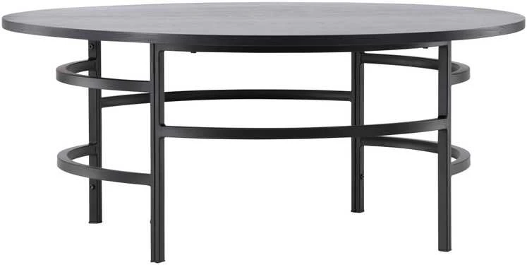 Venture Design Sofos stalas, Kopenhaga, ⌀100x42.5 cm, Juodas