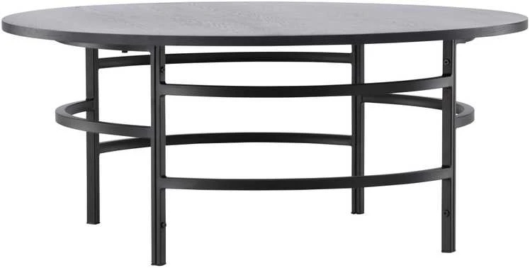 Venture Design Sofos stalas, Kopenhaga, ⌀100x42.5 cm, Juodas