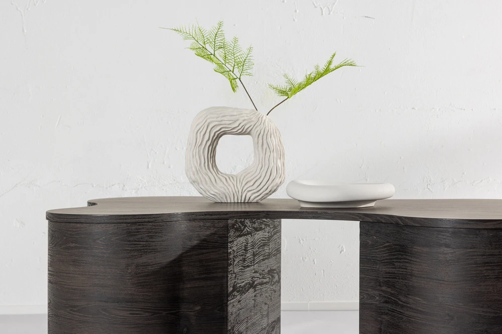 Venture Design Sofos stalas, Larvik, 130x90 cm, Mocca