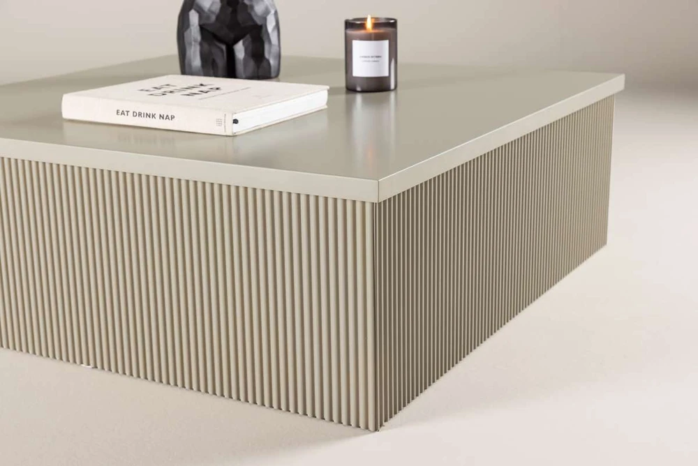 Venture Design Sofos stalas, Lenox, 90x90 cm, Bėžinės