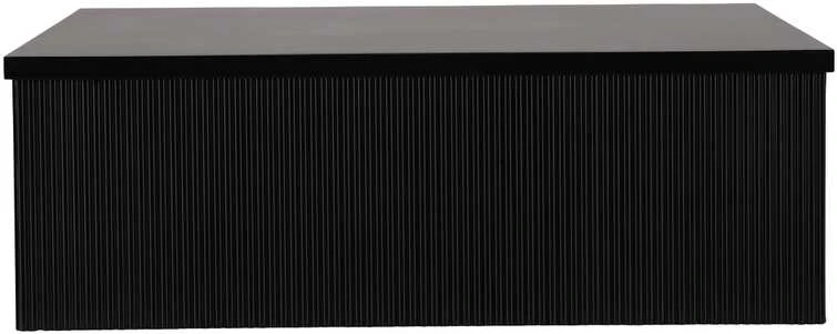 Venture Design Sofos stalas, Lenox, 90x90 cm, Juodas