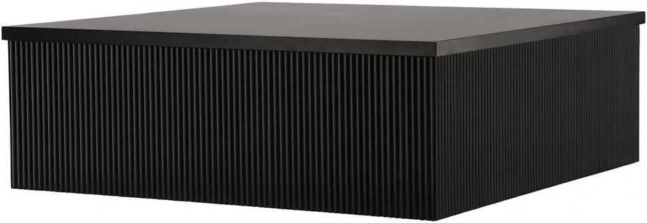 Venture Design Sofos stalas, Lenox, 90x90 cm, Juodas